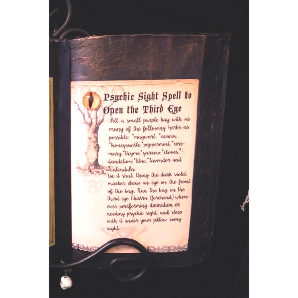 SLEEP and PSYCHIC SIGHT Spell to Open The Third Eye SpellBook Witch Decor - Picture 3 of 4